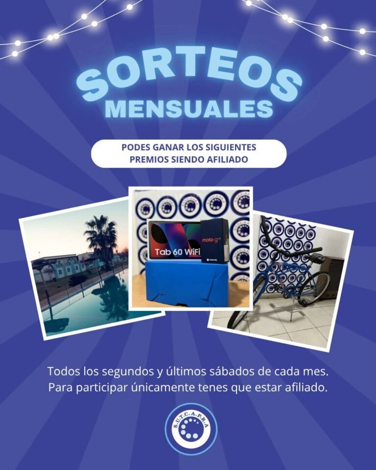 Sorteos mensuales